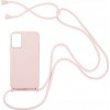 Θήκη Σιλικόνης με Κορδόνι CarryHang για Samsung - My Colors - Ροζ - Galaxy A72 4G